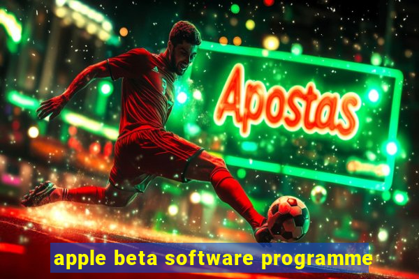 apple beta software programme